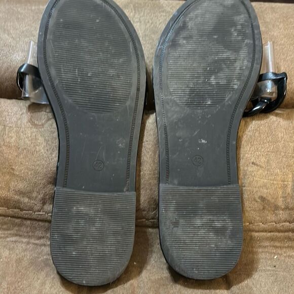 Powerpurlife Ladies chain style slides.‎ Black. Size 11.5 (42) - Picture 6 of 7